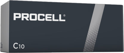 DURACELL Batterie PROCELL 8100mAh PC1400 C, LR14, 1.5V 10 Stück