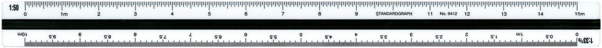 DUX Dreikant-Massstab 9412 Berufsschule