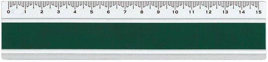 DUX Lineal Joy Color 15cm FA-JC/15G Alu, grün