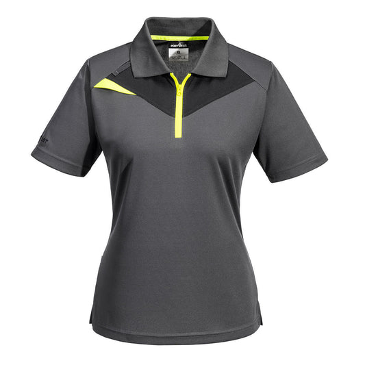 Portwest DX409 Poloshirt – Metallgrau – bequem & funktional