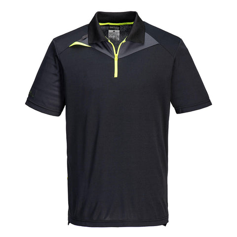Portwest DX410 Poloshirt – Schwarz – bequem & funktional