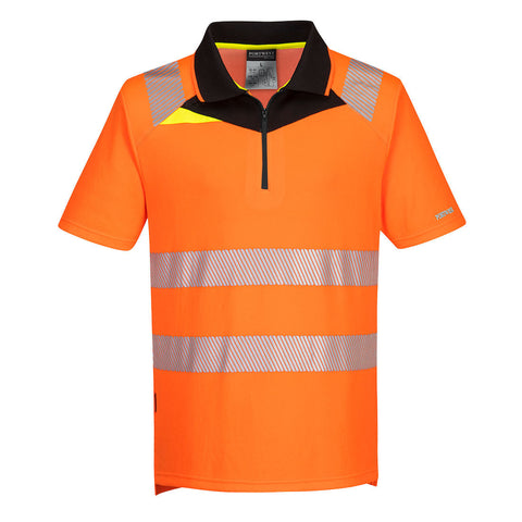 Portwest DX412 Poloshirt – Orange/Schwarz – bequem & funktional