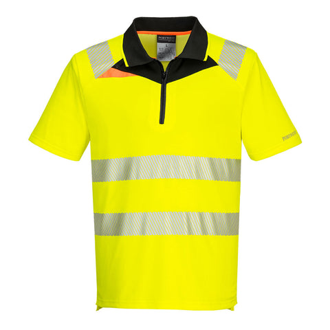 Portwest DX412 Poloshirt – Gelb/Schwarz – bequem & funktional