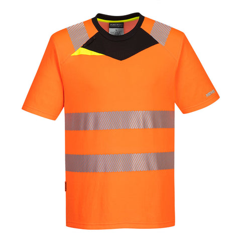 Portwest DX413 Shirt – Orange/Schwarz – bequem & funktional