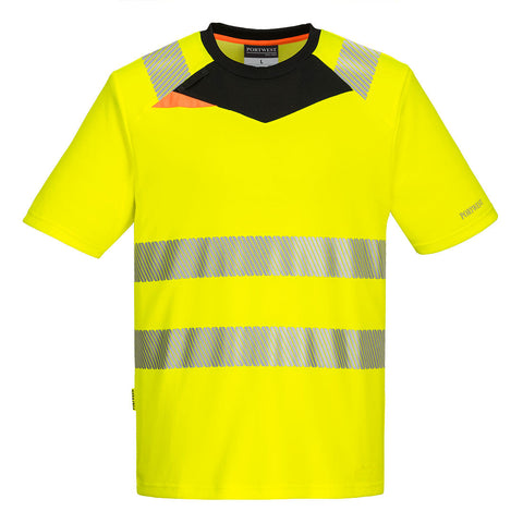 Portwest DX413 Shirt – Gelb/Schwarz – bequem & funktional