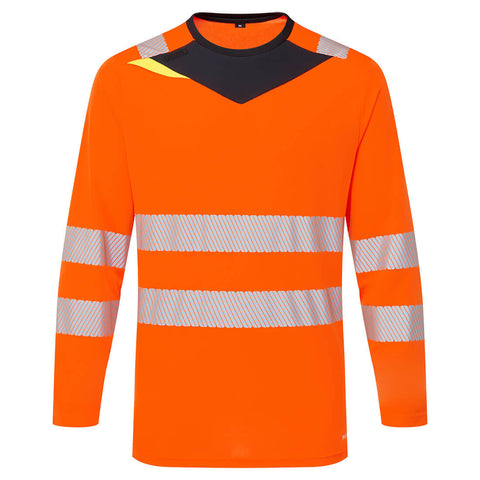 Portwest DX416 Shirt – Orange/Schwarz – bequem & funktional