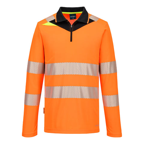 Portwest DX419 Poloshirt – Orange/Schwarz – bequem & funktional