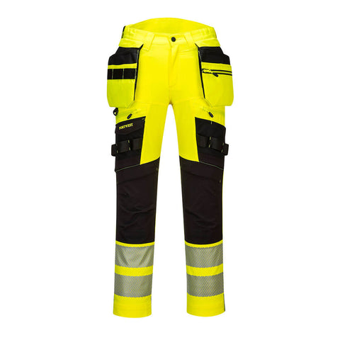 Portwest DX442 Hose – Gelb/Schwarz – strapazierfähige Arbeitshose