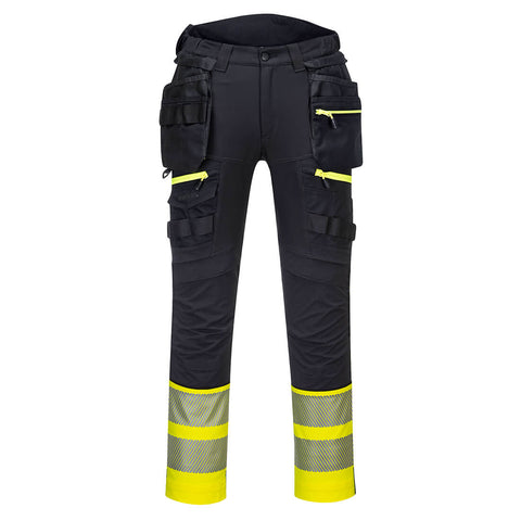 Portwest DX445 Hose – Gelb/Schwarz – strapazierfähige Arbeitshose