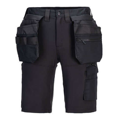 Portwest DX451 Hose – Schwarz – robuste Arbeitshose mit Komfort