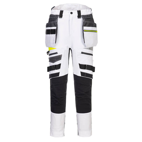 Portwest DX452 Hose – Weiss – robuste Arbeitshose mit Komfort
