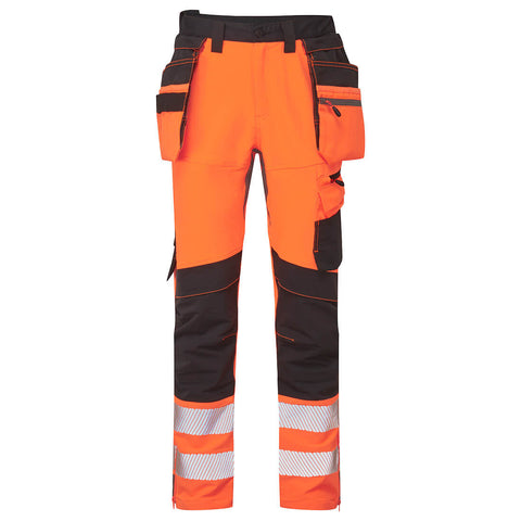 Portwest DX454 Hose – Orange/Schwarz – robuste Arbeitshose mit Komfort