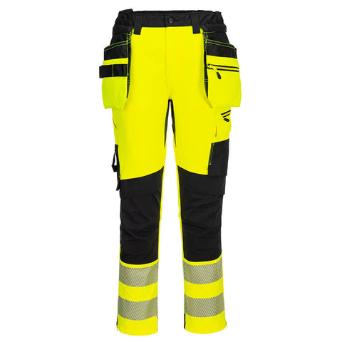 Portwest DX454 Hose – Gelb/Schwarz – robuste Arbeitshose mit Komfort