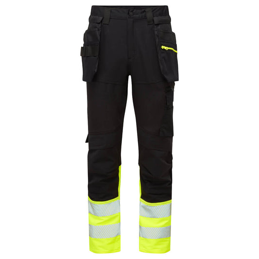 Portwest DX457 Hose – Gelb/Schwarz – robuste Arbeitshose mit Komfort