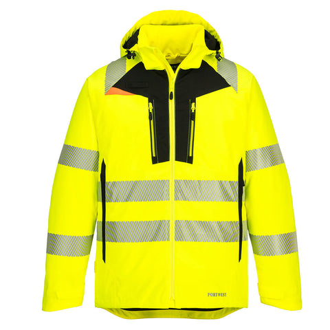 Portwest DX461 Arbeitsjacke – Gelb/Schwarz – robust & funktional