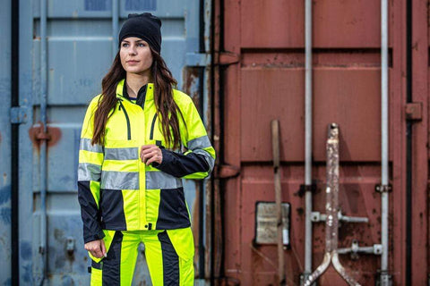 Damen Arbeitshose En Iso 20471 klasse 2 - Warnschutzhose