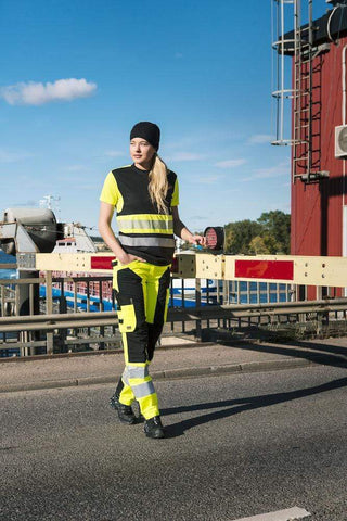Damen Arbeitshose En Iso 20471 klasse 2 - Warnschutzhose