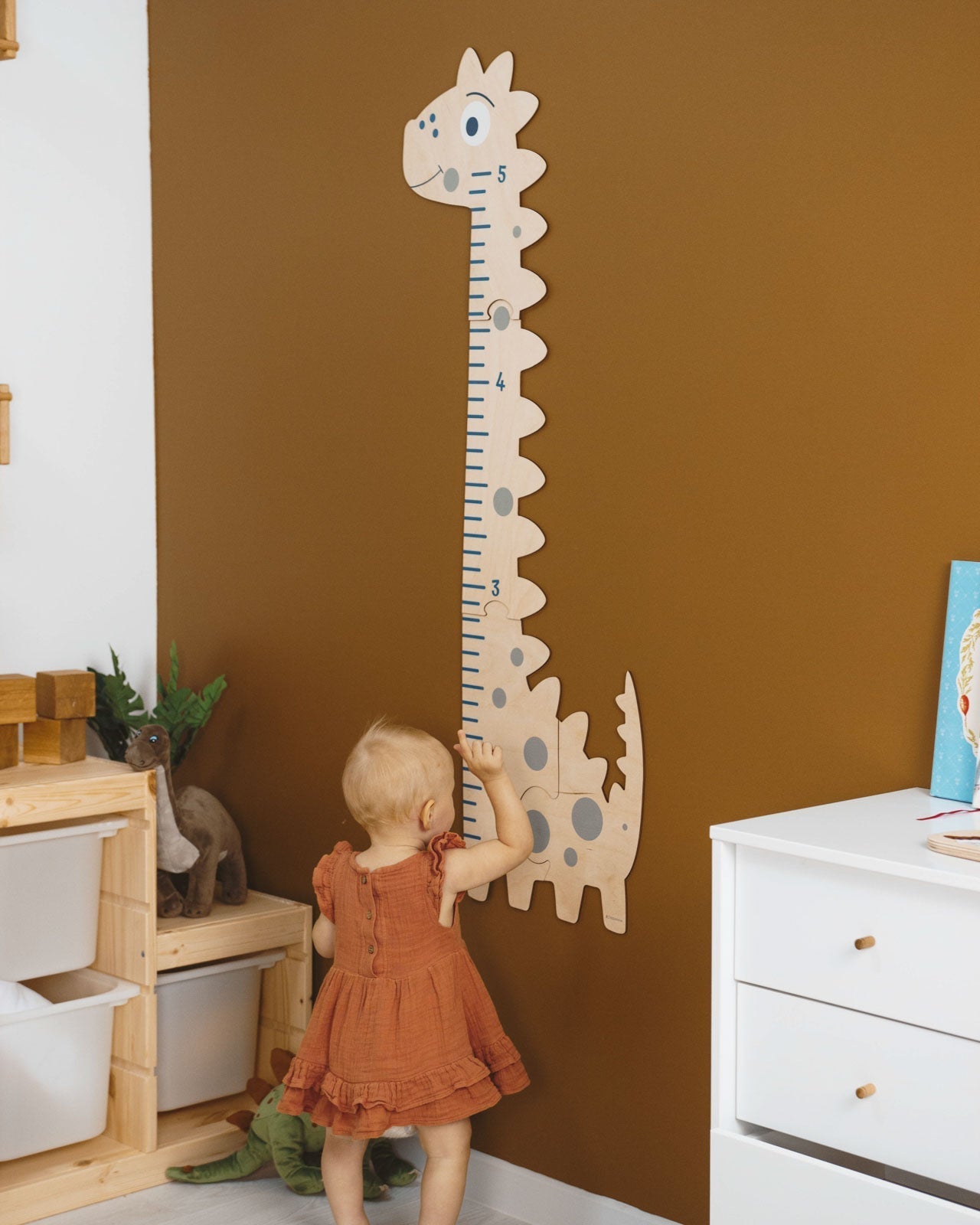 kids wooden growth chart