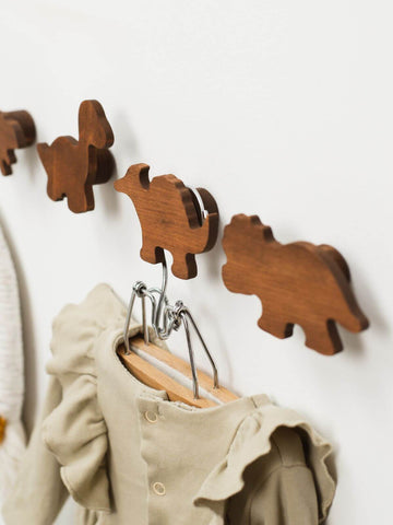 wooden decorative wall hooks