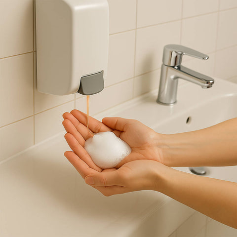 Duschbad, 10 Liter, pfirsich