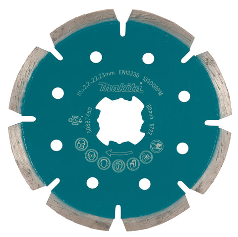 
          X-LOCK Diamanttrennscheibe 115/22,23
          E-02060
        