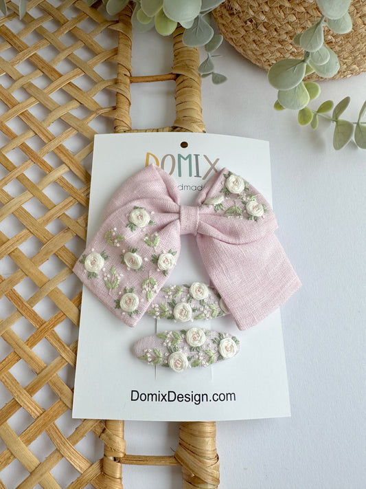 Delicate Stitch Hair Clips