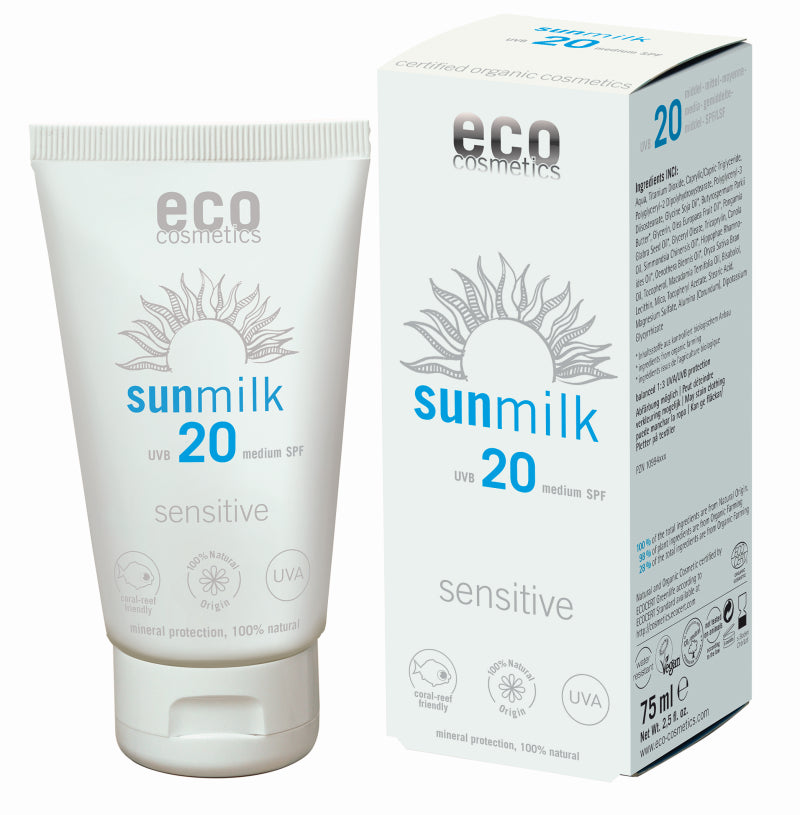 ECO COSM. Sonnenmilch Sensitiv LSF20