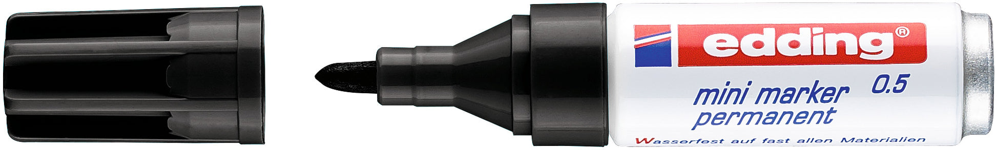 EDDING Mini Marker permanent 1,5-3mm 0-1 schwarz