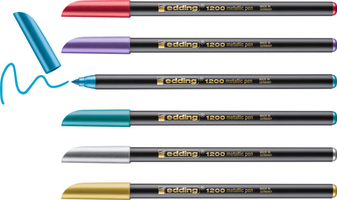 EDDING Faserschreiber 1200 1200met-E6 6er Etui