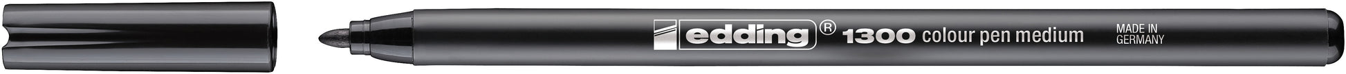 EDDING Fasermaler 1300 color pen 2mm 1300-1 schwarz