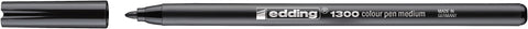 EDDING Fasermaler 1300 color pen 2mm 1300-1 schwarz