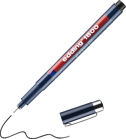 EDDING Profipen 1800 0.10-0.25mm 1800-1-01 schwarz