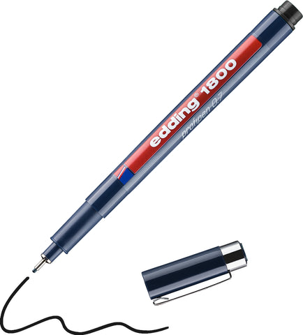 EDDING Profipen 1800 0.70mm 1800-1-07 schwarz