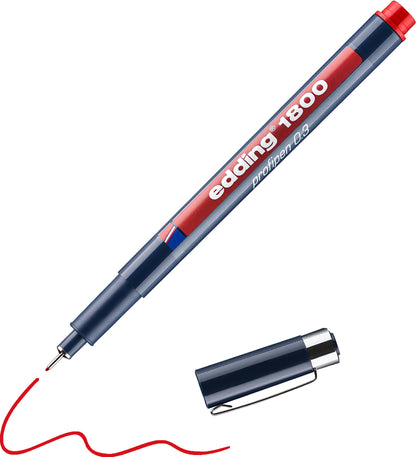 EDDING Profipen 1800 0.35mm 1800-2-03 rot
