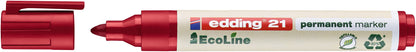 EDDING Permanent Marker 21 1.5-3mm 21-2 rot