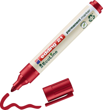 EDDING Permanent Marker 21 1.5-3mm 21-2 rot