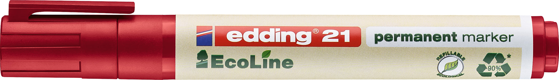 EDDING Permanent Marker 21 1.5-3mm 21-2 rot