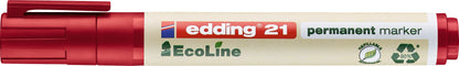 EDDING Permanent Marker 21 1.5-3mm 21-2 rot