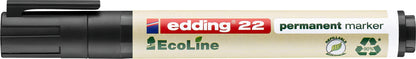 EDDING Permanent Marker 22 1.0-5.0mm 22-1 schwarz