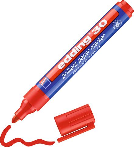 EDDING Permanent Marker 30 30-2 rot