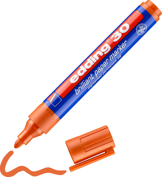 EDDING Permanent Marker 30 1,5-3mm 30-6 orange