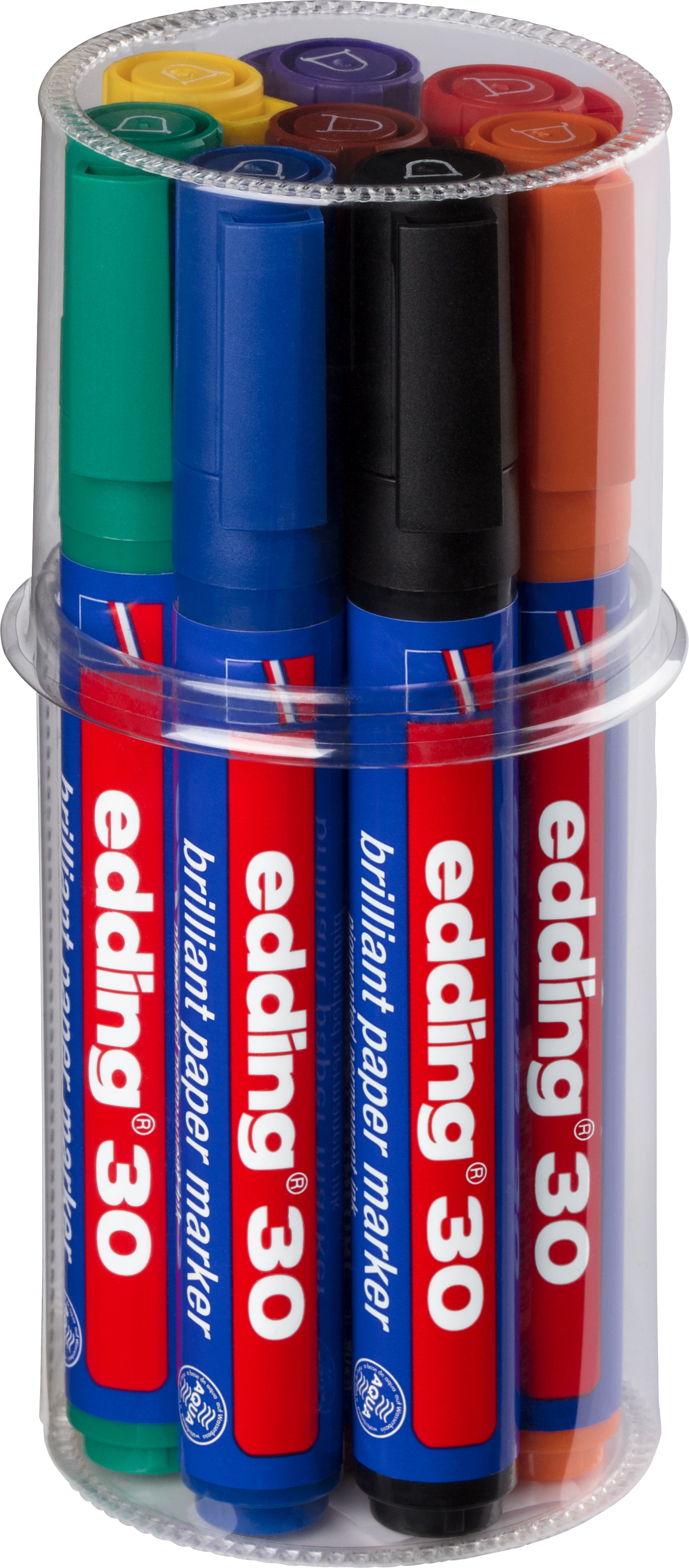 EDDING Permanent Marker 30 30-E8 8 Farben ass.