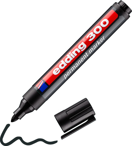 EDDING Permanent Marker 300 1,5-3mm 300-1 schwarz