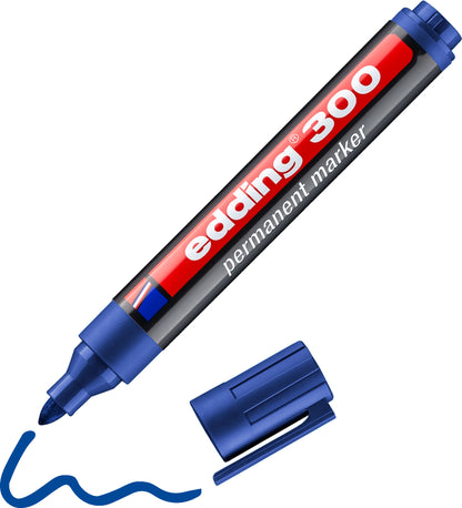 EDDING Permanent Marker 300 1,5-3mm 300-3 blau