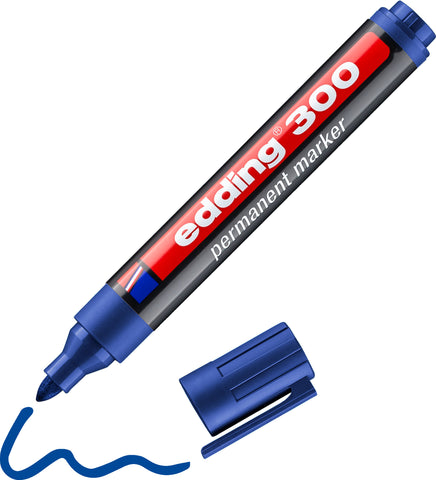 EDDING Permanent Marker 300 1,5-3mm 300-3 blau