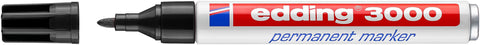EDDING Permanent Marker 3000 1.5-3mm 3000-1 schwarz, wasserfest