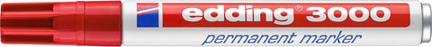 EDDING Permanent Marker 3000 1.5-3mm 3000-2 rot, wasserfest