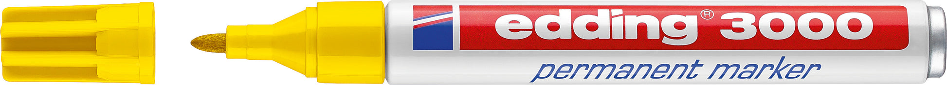 EDDING Permanent Marker 3000 1,5-3mm 3000-5 gelb