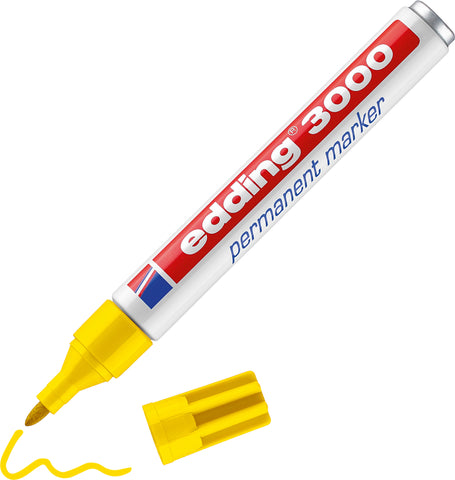 EDDING Permanent Marker 3000 1,5-3mm 3000-5 gelb