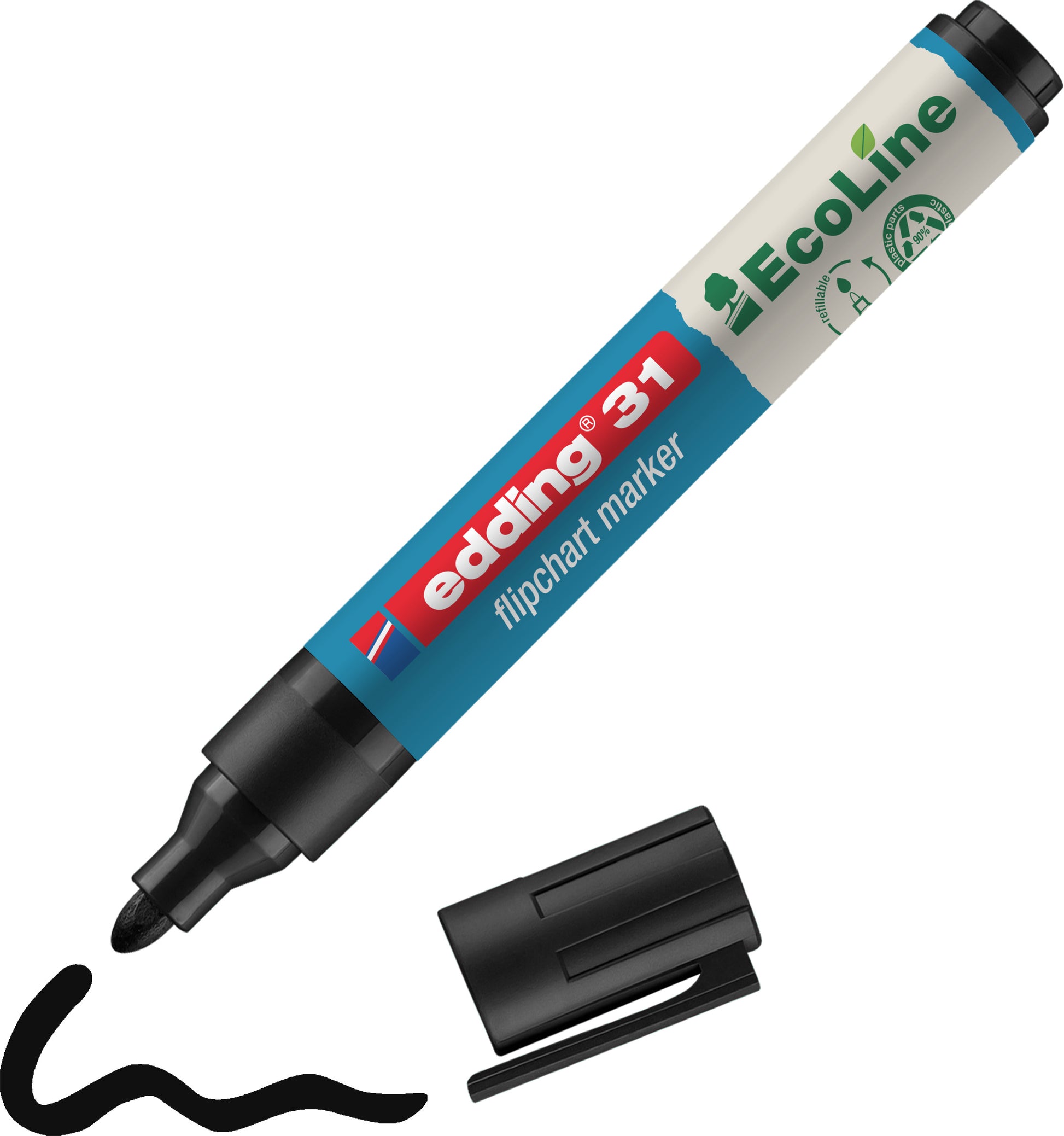 EDDING Flipchart Marker 31 1.5-3mm 31-1 schwarz